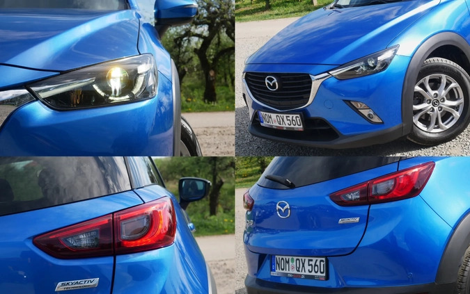 Mazda CX-3 cena 72900 przebieg: 47565, rok produkcji 2017 z Mirsk małe 742